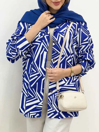 شومیز طرح دار کاملیا