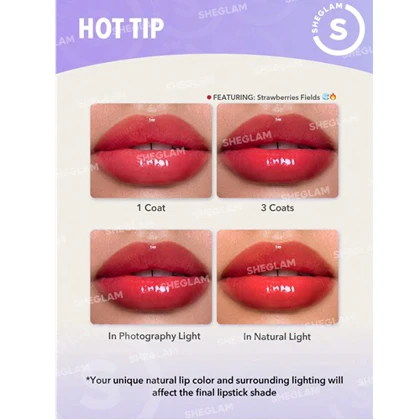 لیپ پلامپر حجم دهنده لب شیگلم مدل Bold Booster رنگ Berry Spritz