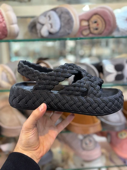 صندل زنانه مدل ساحلی مدل حصیری