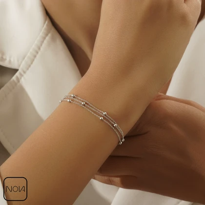 دستبند نقره کد 351239