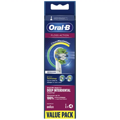 سری یدک مسواک برقی اورال بی ORAL-B مدل FLOSS ACTION بسته 4 عددی