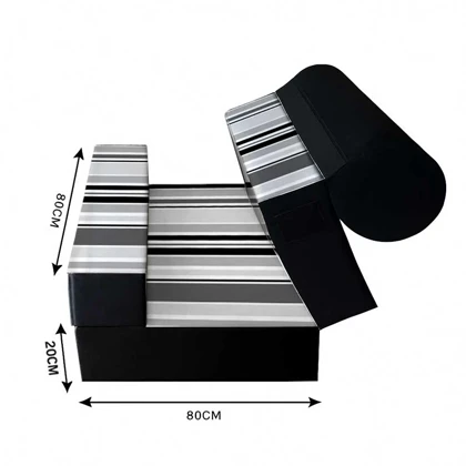 کاناپه تخت شو یک نفره راه راه کلاسیک مدل M1085