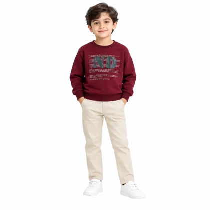 دورس تک پسرانه یقه گرد