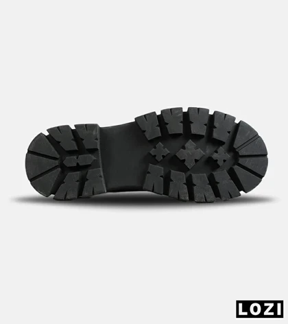 بوت مردانه چرمی مشکی ZARA مدل 7705