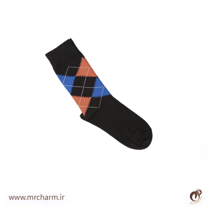 جوراب طرح دار ساق بلند mrc581