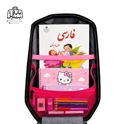 کوله‌پشتی مدرسه هارد کیس Marinox Marvel کد 1050 طرح هلو کیتی Hello Kitty