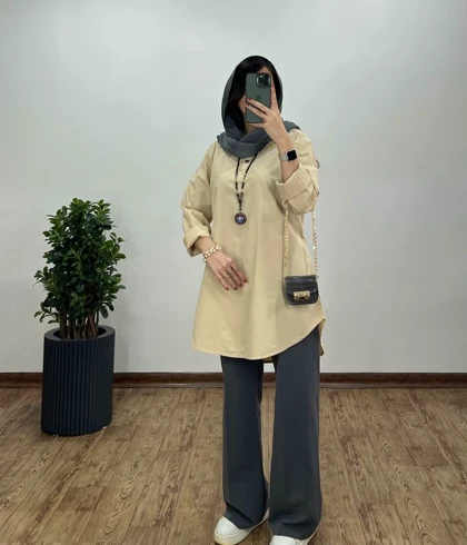 مانتو گلدوزی نیلوفر(ایراد دار)
