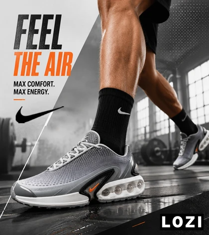 کفش کتانی مردانه و زنانه طوسی NIKE Air Max DN Ultra مدل 9234