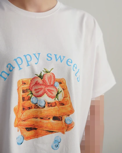 تیشرت باکسی Happy | هیبا