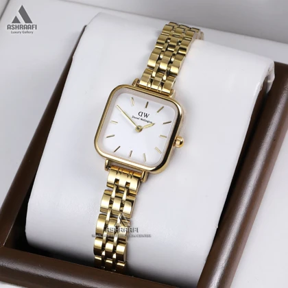 ساعت دنیل ولینگتون طلایی Daniel Wellington Quadro GB