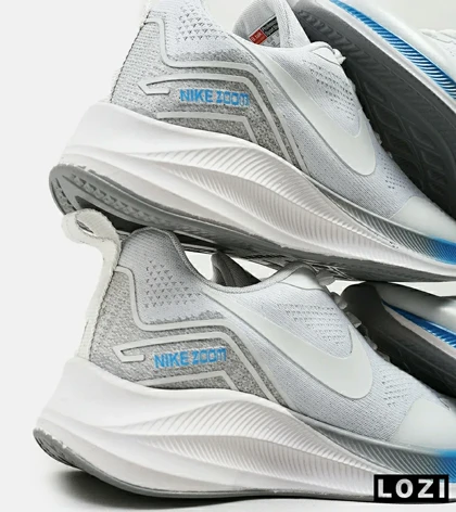 کفش کتانی مردانه و زنانه سفید Nike air zoom