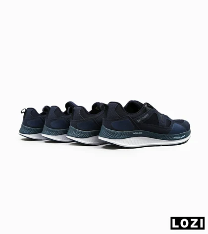 کفش کتانی طبی زنانه و مردانه سرمه ای SKECHERS archfit v02