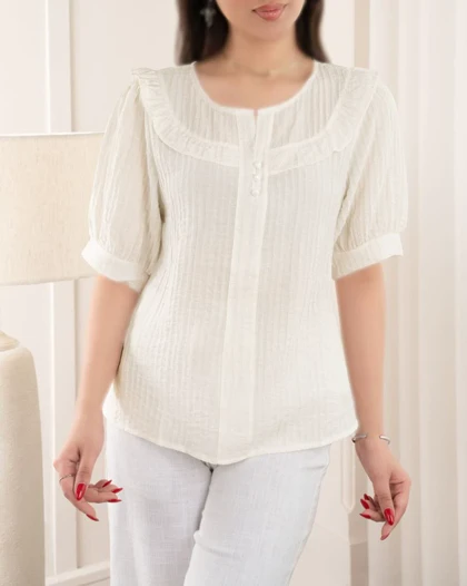 شومیز 3 دکمه ماتینا ( s تا 3xl ) کد 28255