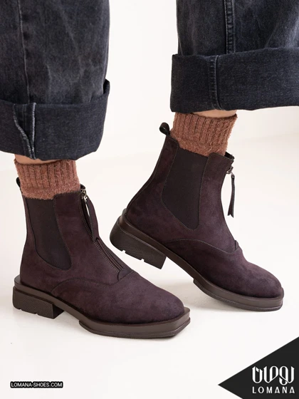 بوت وارداتی جلو زیپ لومانا - کد 2519