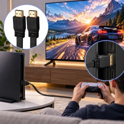 کابل HDMI فلت گلد اسکار Gold Oscar طول 1.5 متر