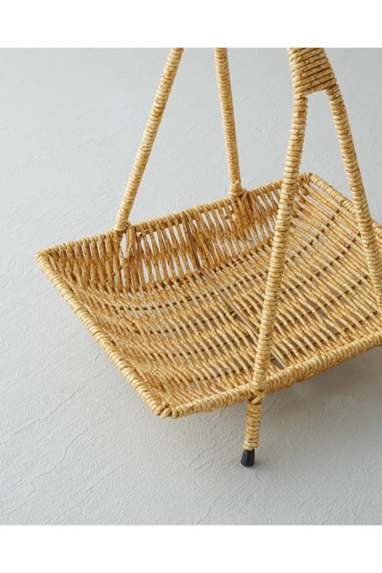 ظرف سرو پلاستیکی English Home مدل Wicker - قهوه‌ای روشن