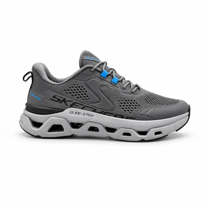 کفش و کتانی مردانه مدل اسکیچرز SKECHERS رنگ طوسی کد 40720