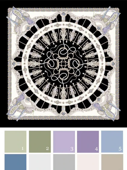 روسری ابریشم هریکا