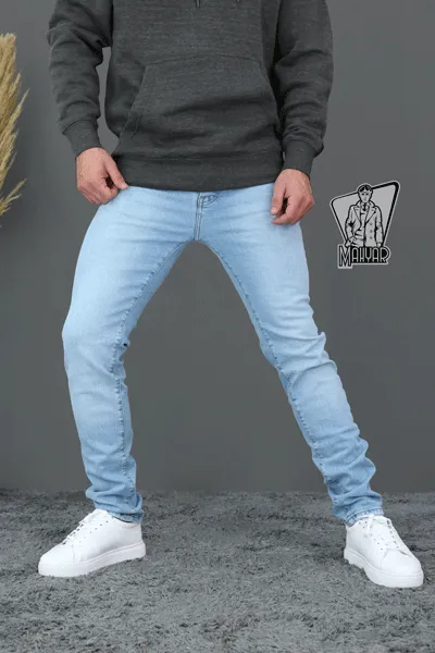 شلوار جین اسلیم آبی روشن TOMMY