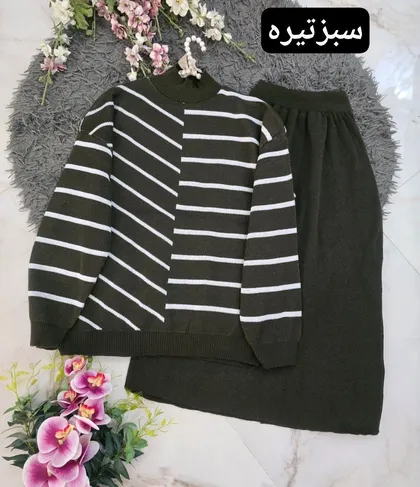 بلوز دامن بافت کد 80755