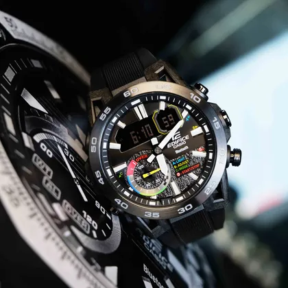 ساعت مچی مردانه کاسیو ادیفایس casio edifice اورجینال مدل ECB-40MP-1ADF