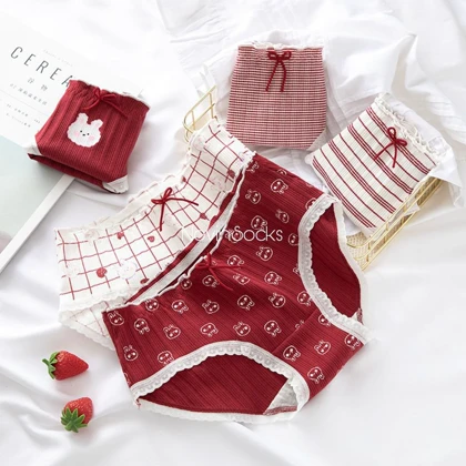 شورت کبریتی خرگوش قرمز(سایز 38-42)