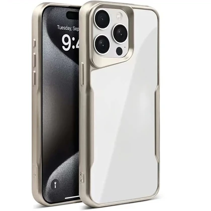 قاب گوشی آیفون 15 ایکس لرد XLORD مدل Shockproof نیمه شفاف