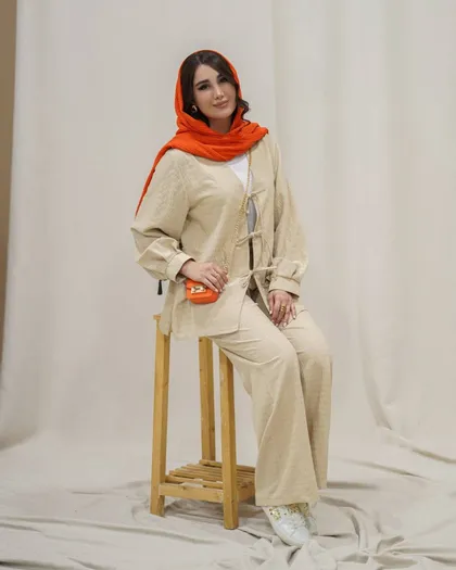ست شومیزوشلوار زنانه کد 1933