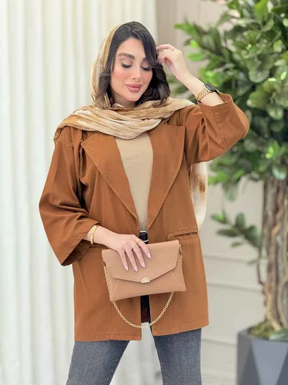 مانتو دو دکمه امیلیا