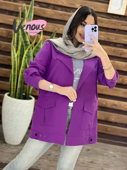 مانتو لینن آستین پیله