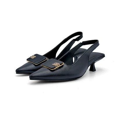 کفش مجلسی زنانه پاشنه‌دار 3 سانت مدل 400345 _ sandal valentino