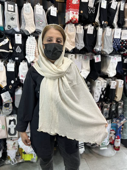 شال دور زیپی لمه