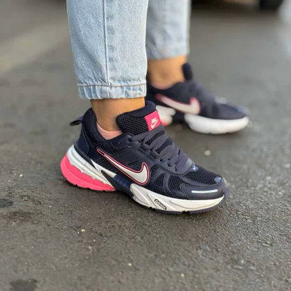 کتانی نایک V2K سرمه ای زنانه کد 6195