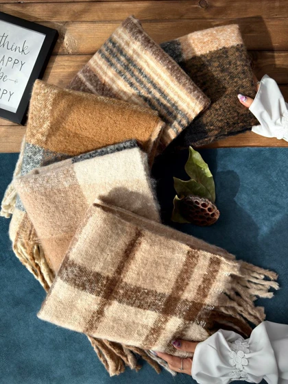 بیگ اسکارف میکس موکا