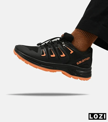 کفش کتانی کوهنوردی مشکی نارنجی مردانه و زنانه 4 Salomon Xultra