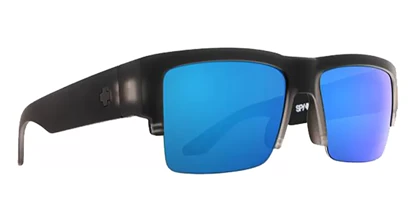 عینک آفتابی اسپای SPY Cyrus 5050 Matte Black Ice - HD Plus Gray Green with Dark Blue Spectra Mirror