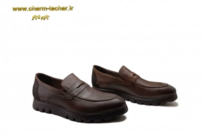 کفش کالج مردانه چرم طبیعی BL632