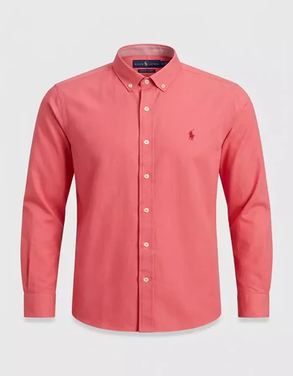 پیراهن آستین بلند پولو Ralph Lauren مرجانی