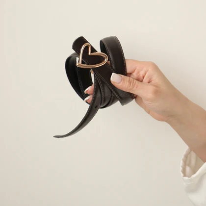 کمربند چرمی مات زنانه مدلbelt7019