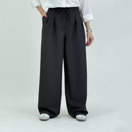 شلوار پارچه ای بگ زنانه