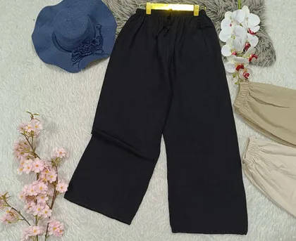 شلوار بگ الیاف طبیعی 1055