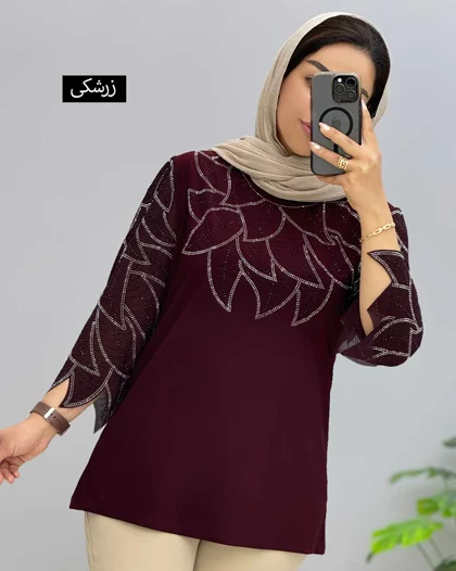 بلوز مروارید کد205606