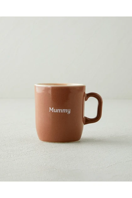 ماگ دو عددی English Home مدل Mini&Mummy سرامیکی - کرم-قهوه‌ای