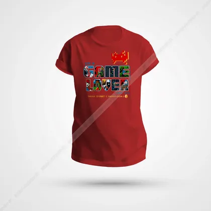 تیشرت گیمینگ طرح Game LOver