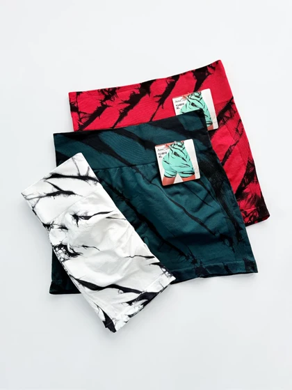 شورتک ورزشی سیملس پشت چروک ابروبادی