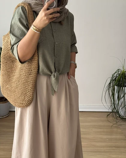 شومیز گره‌ای حنا