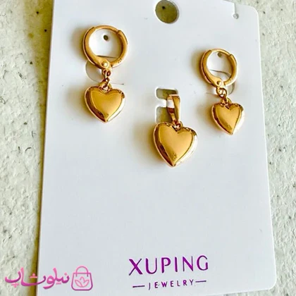 نیم ست زنانه ژوپینگ مدل قلب آینه ای کد 349
