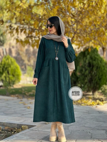 پیراهن مانتویی گیتا