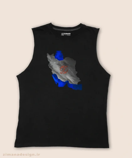 تاپ مردانه و زنانه اصیل ایرانی طرح نقشه ایران