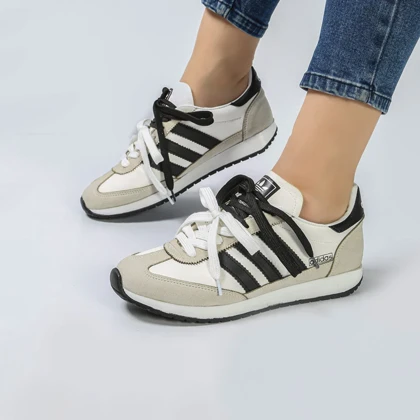 کفش و کتانی زنانه مدل آدیداس ADIDAS رنگ سفید مشکی کد M1452
